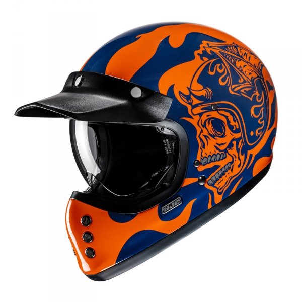 HJC KASK INTEGRACYJNY V60 FLAME BLACK/RED