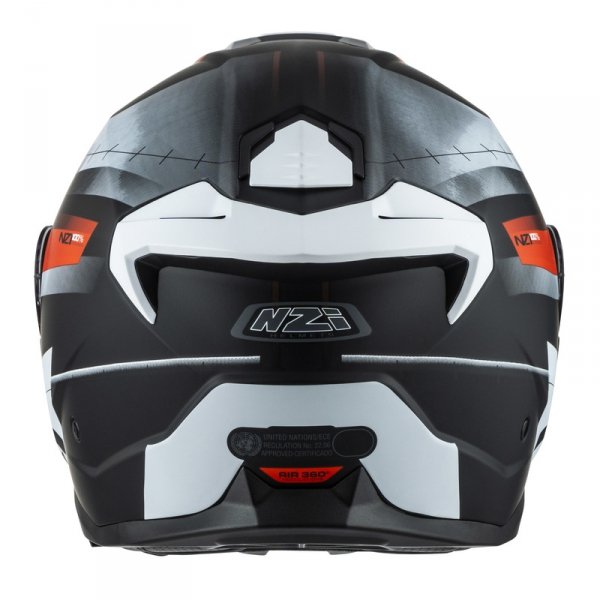 Kask Motocyklowy NZI Combi 3 Duo Metric Black Red Matt