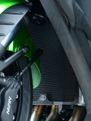 Osłona Chłodnicy RG Racing Kawasaki Gtr1400 07- & Zzr1400 (Zx-14) 06- Titanium