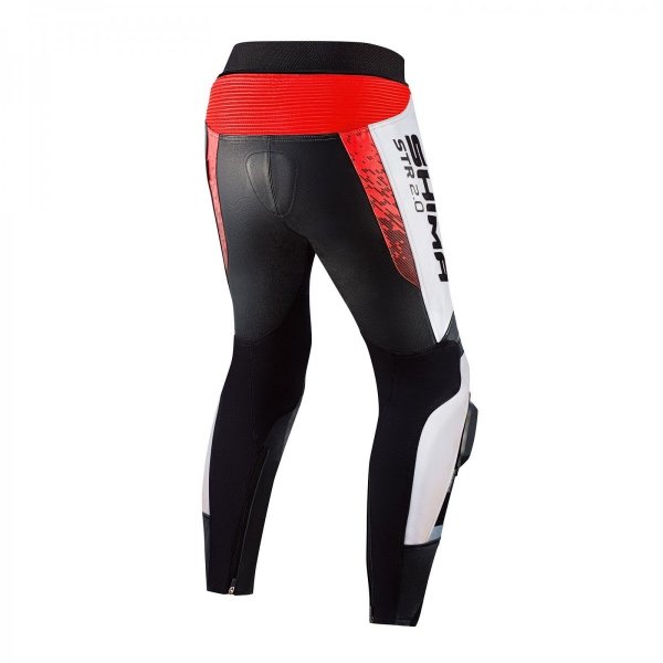 SHIMA  SPODNIE SKÓRZANE STR 2.0 PANT RED FLUO