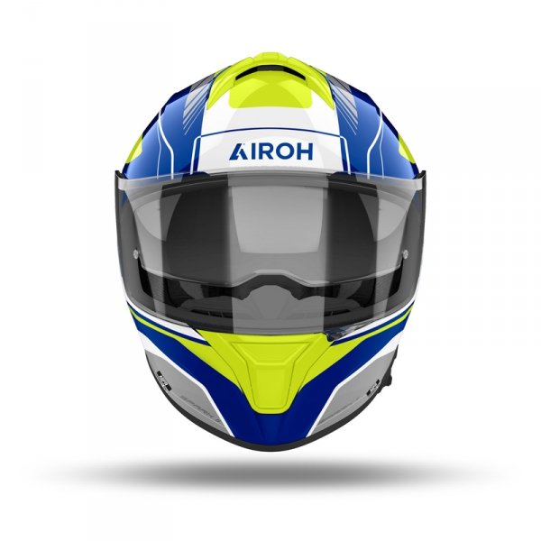 AIROH KASK INTEGRALNY SPARK 2 CHRONO BLUE/YELLOW G