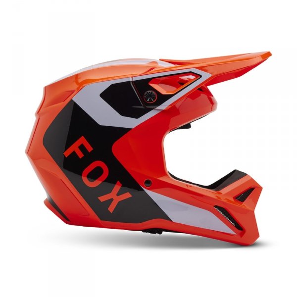 FOX KASK OFF-ROAD V1 LEAN FLUORESCENT ORANGE