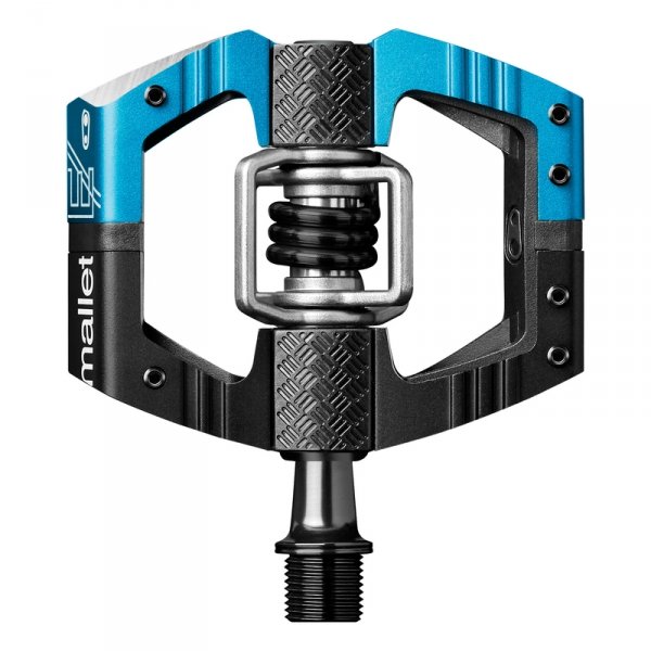 Pedały Rowerowe Crankbrothers Mallet E Long Spindle Black Electric Blue/Black