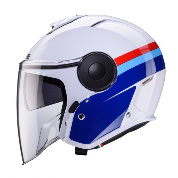 CABERG KASK JET Z BLENDĄ SOHO ZEPHYR BIAŁY/NIE/CZE