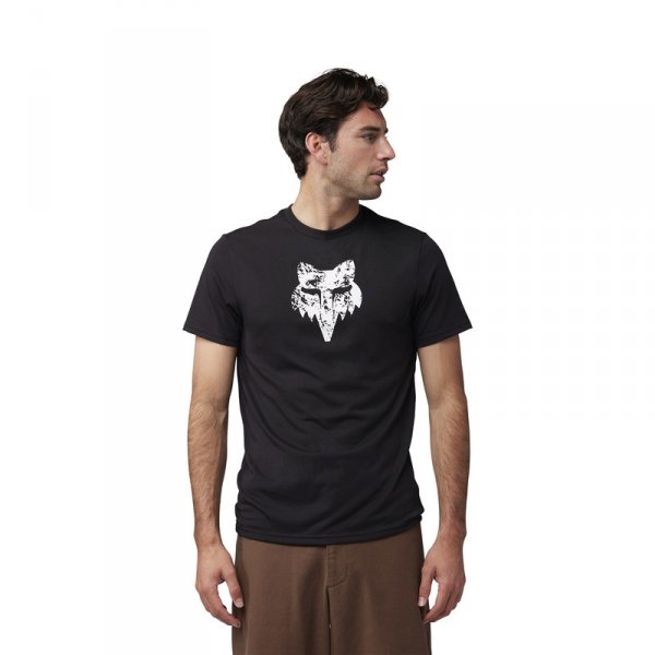 FOX T-SHIRT THE WORLD TECH BLACK