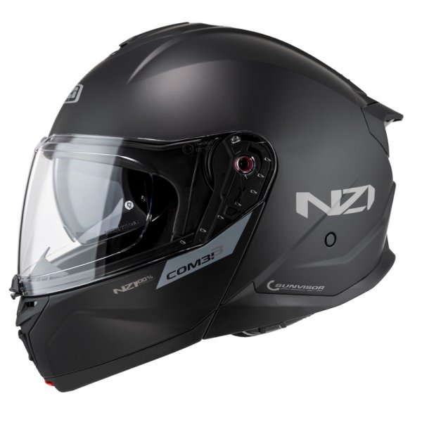 Kask Motocyklowy NZI Combi 3 Duo Matt Black