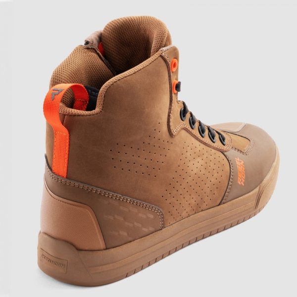REBELHORN BUTY MOTOCYKLOWE SKÓRZANE SPIKE BROWN