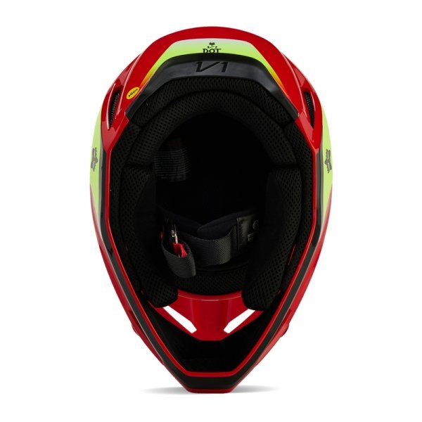 FOX KASK OFF-ROAD V1 BALLAST FLUORESCENT RED