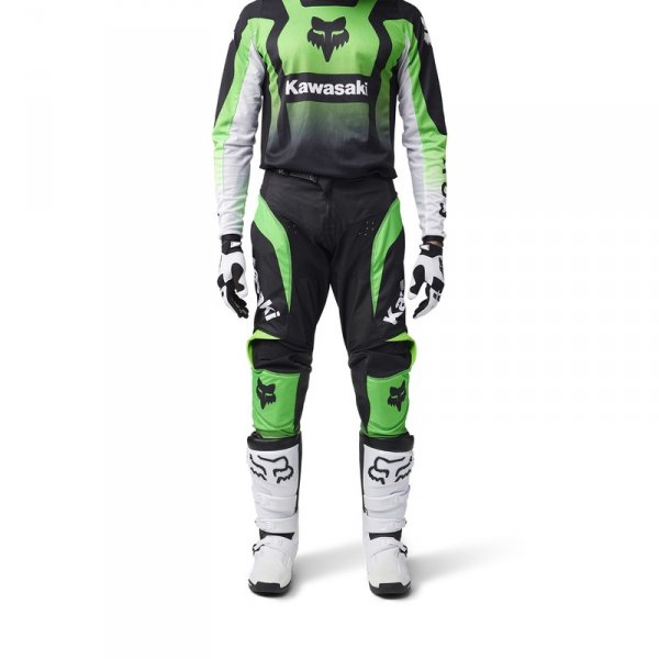 FOX SPODNIE OFF-ROAD 180 KAWASAKI FLUORESCENT GREE