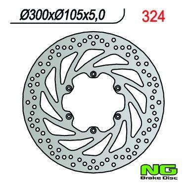 NG TARCZA HAMULCOWA PRZÓD APRILIA/ BMW F 650 / F850 GS NG324