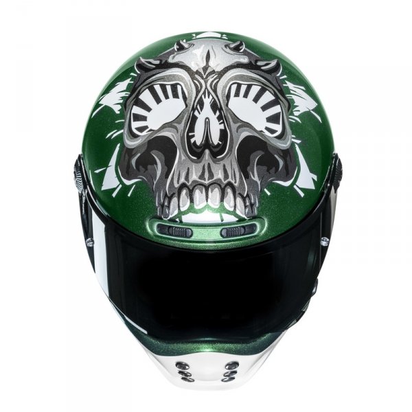 HJC KASK INTEGRALNY V10 CRANIA GREEN/WHITE