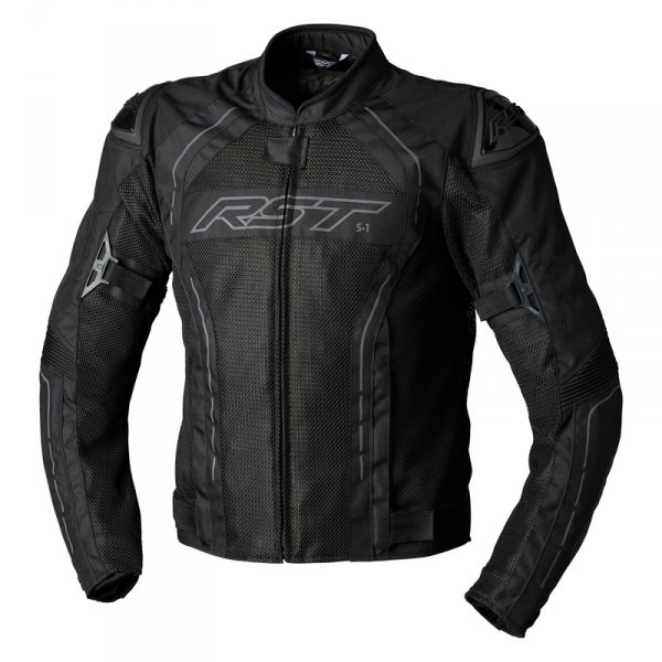 Kurtka motocyklowa tekstylna RST S1 Mesh Black Black