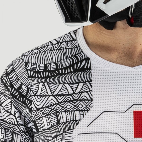 Strój offroadowy bluza i spodnie Leatt Ride Kit 3.5 White