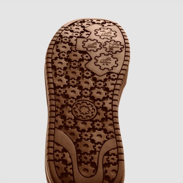 REBELHORN BUTY MOTOCYKLOWE SKÓRZANE SPIKE BROWN