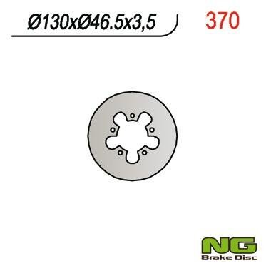 NG370 TARCZA HAMULCOWA GAS GAS TXT 125-321 (130x46x3,5)