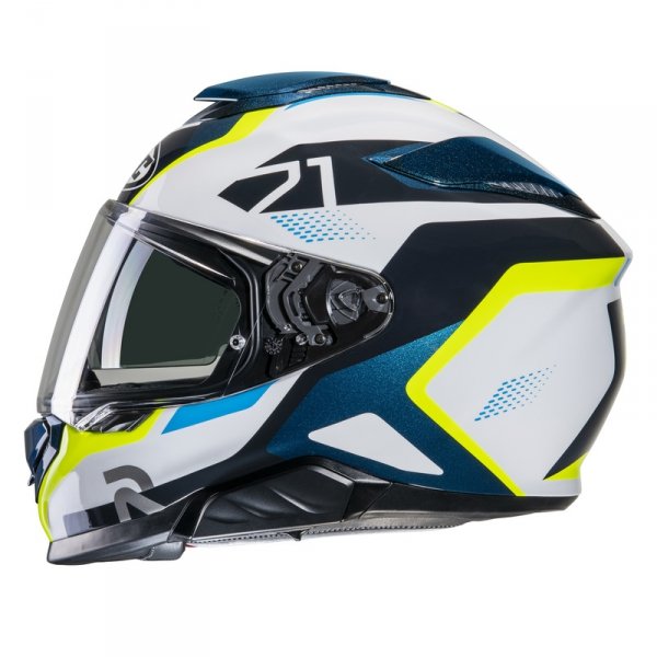 HJC KASK INTEGRALNY RPHA71 HAPEL BLUE/YELLOW