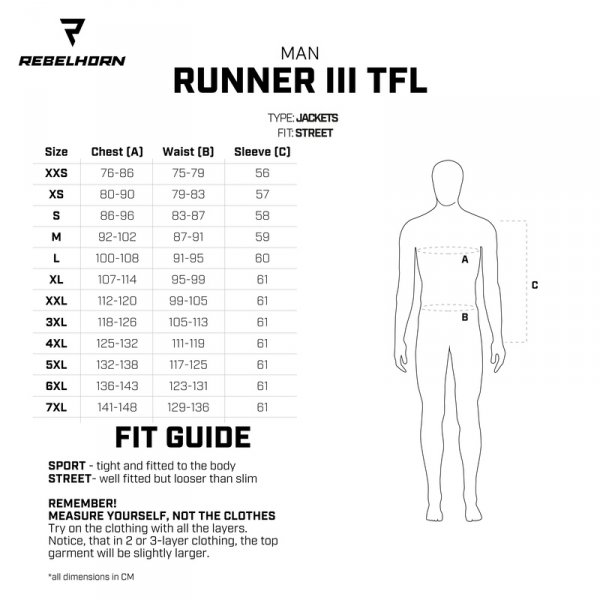 REBELHORN KURTKA SKÓRZANA RUNNER III TFL BLACK