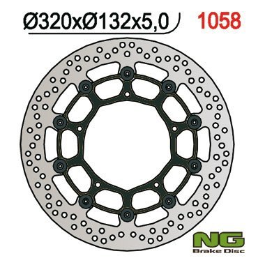 NG1058 TARCZA HAMULCOWA PRZÓD YAMAHA YZF R1