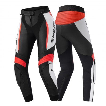 SHIMA SPODNIE SKÓRZANE MIURA 2.0 PANTS RED FLUO