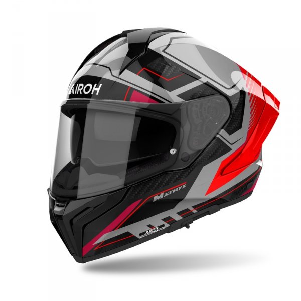 AIROH KASK INTEGRALNY MATRYX ROCKET RED GLOSS