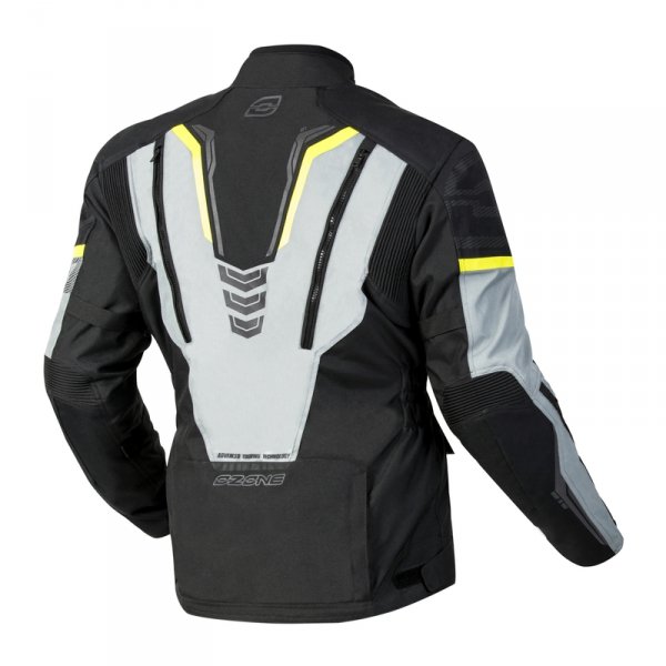 OZONE KURTKA TEKSTYLNA TOUR III BLACK/GREY/FLUO YE