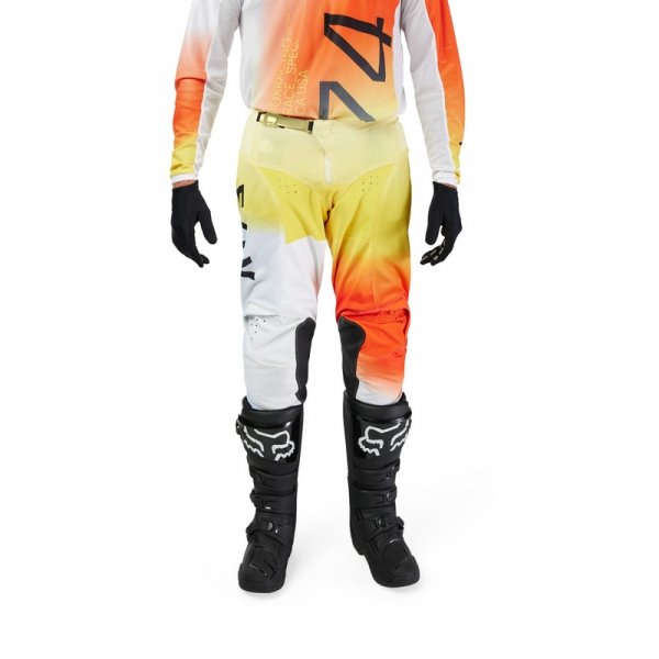 FOX SPODNIE OFF-R0AD 180 AIR HAZE WHITE