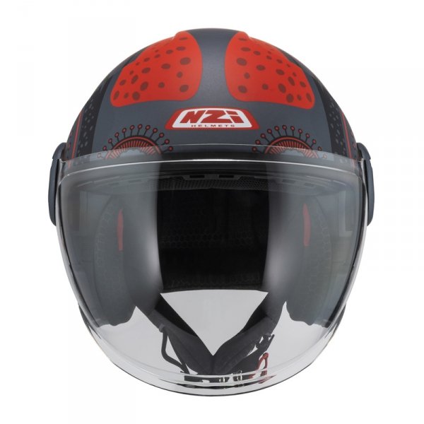 Kask Motocyklowy NZI Ringway 2 Duo Antera Antracite Red Matt