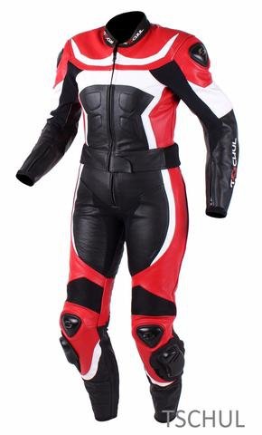 TSCHUL KOMBINEZON MOTOCYK SKÓRZANY DAMSKI 726 RED