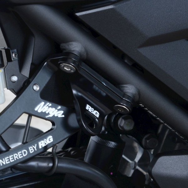 Uchwyty Na Pasy Transportowe RG Racing Kawasaki Ninja 400 18-/Ninja 250 18- Black