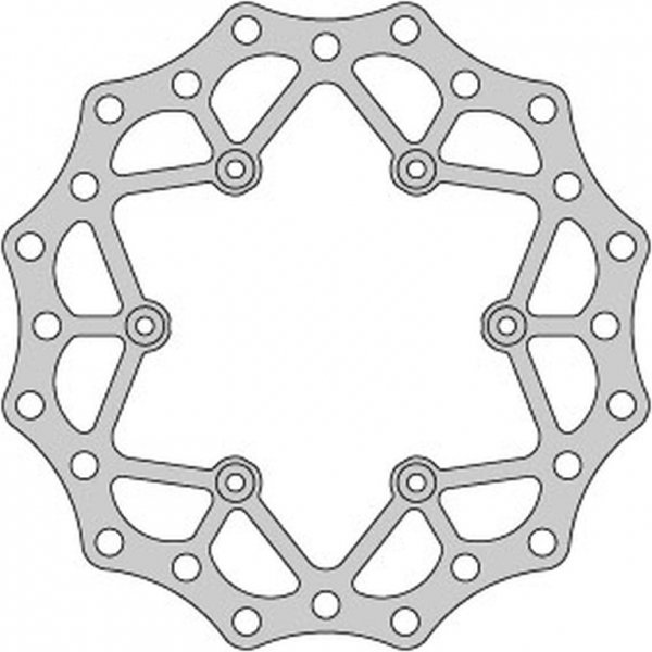 DELTA BRAKING ONL_DBD028D TARCZA HAMULC TYŁ YAMAHA