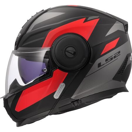 LS2 KASK MODUŁOWY FF902 SCOPE II DURIA M.BLACK RED