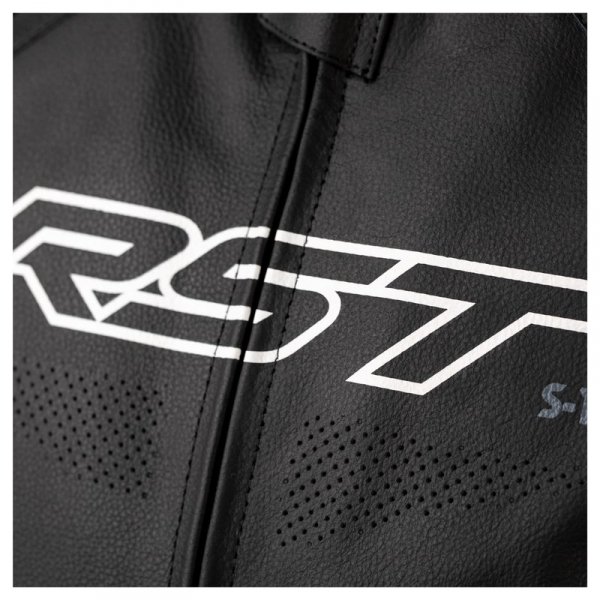 RST KURTKA SKÓRZANA  MOTO S1 CE BLACK/BLACK/WHITE