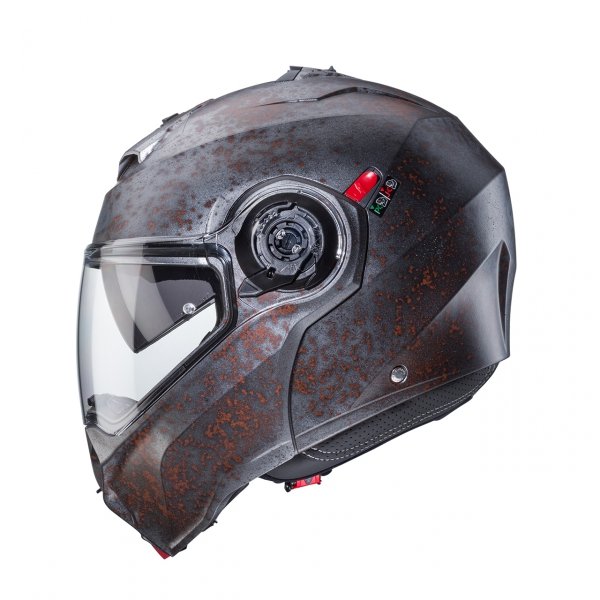 CABERG KASK SZCZĘKOWY FLIP-UP DUKE EVO RUSTY SZ/RD