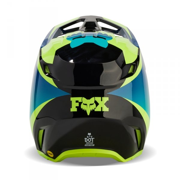 FOX KASK OFF-ROAD V1 STREAK BLACK/YELLOW