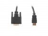 Kabel adapter Lanberg HDMI(M) - DVI D(M)(24+1) 1,8m Dual Link 4K Dwukierunkowa komunikacja