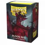 Koszulki Dragon Shield Dual Matte Sleeves - Blood Red (100 Sleeves)