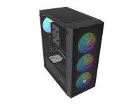 Obudowa Fury Shobo SH8F Midi Tower z oknem czarna 