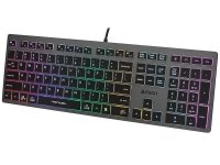 Klawiatura przewodowa A4Tech FSTYLER FX60H (Neon Backlit) czarno-grafitowa 