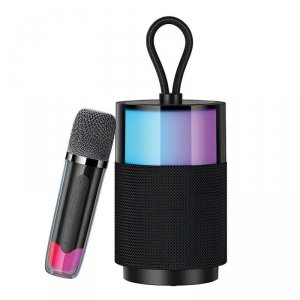 Głośnik Bluetooth Usams YIN Series + mikrofon bezprzewodowy Karaoke