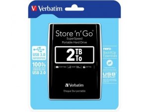 Dysk zewnętrzny Verbatim 2TB Store 'n' Go 2.5 5400 USB 3.0 czarny