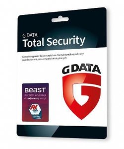 Oprogramowanie GDATA Total Security 1PC 2lata karta-klucz