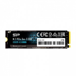Dysk SSD Silicon Power A60 2TB PCIe Gen3x4 NVMe (2200/1600 MB/s) 2280