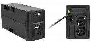 Zasilacz awaryjny UPS Quer Micropower 600 (offline, 600VA / 360W / 2xSCHUKO)