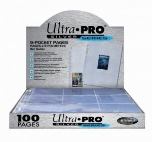 Strona Do Segregatora Ultra Pro 9-pocket SILVER (1 sztuka)