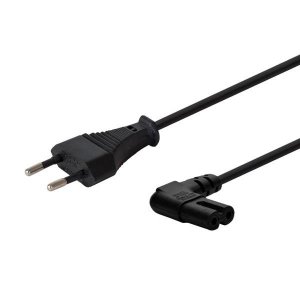 Kabel zasilający Savio CL-117 kątowy, 2pin, 1,2m