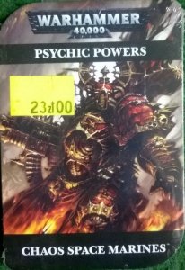 PSYCHIC CARDS CHAOS SPACE MARINE