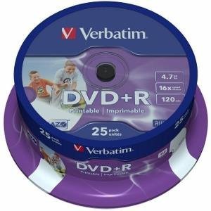 DVD+R VERBATIM PRINTABLE  SPIN