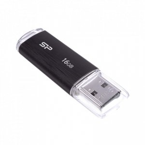 Pendrive 16GB 2.0 Silicon Power ULTIMA U02 plastic Black