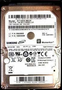 UŻYWANY Samsung ST1000LM024 1TB SATA2 5400 obr./min.