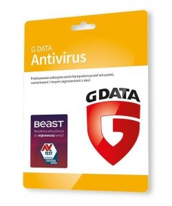 Oprogramowanie antywirusowe GDATA Antivirus 1PC 1rok karta-klucz